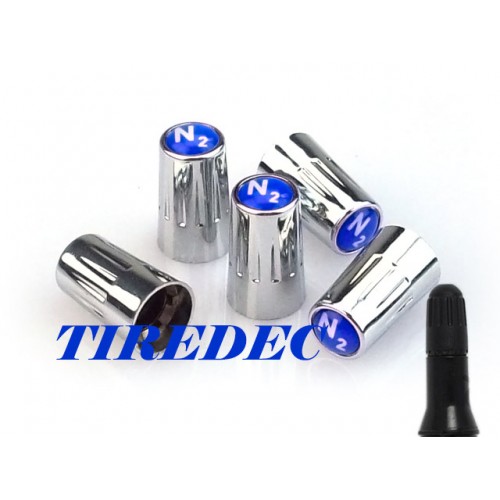 thumbnail image 2 of 100 Pack Silver Chrome Metal Schrader Valve Caps With O-Ring Seals – Universal Tire Valve Stem Caps 2 of 5